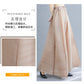 Pleated Heavy-Duty Pleated Wide-Leg Pants High-Waisted Plus-Size Straight-Leg Pants Summer Loose Slimming Casual Pants Women's Long Pants