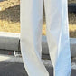 White Wide-Leg Jeans for Women, 2025 Spring New High-Waisted Loose Versatile Slimming Drape Straight-Leg Floor-Length Pants