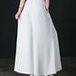 Wide Leg Pants Women's Spring and Summer High Waist Loose Slimming Middle-aged Women's Pants Cropped Skirt Casual Skirt Pants