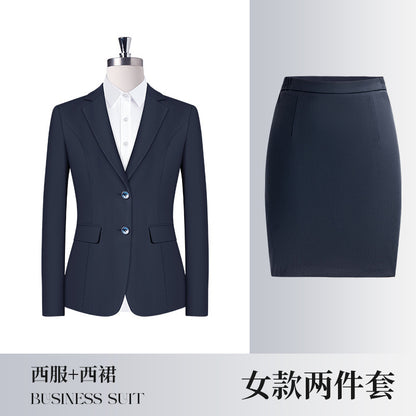 Professional Suit suit Business New Professional Suit Sales Office Work Clothes Dress Four Seasons Same for Men and Women