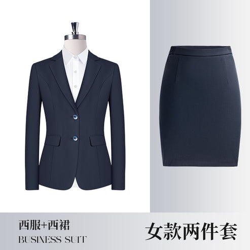 Professional Suit suit Business New Professional Suit Sales Office Work Clothes Dress Four Seasons Same for Men and Women