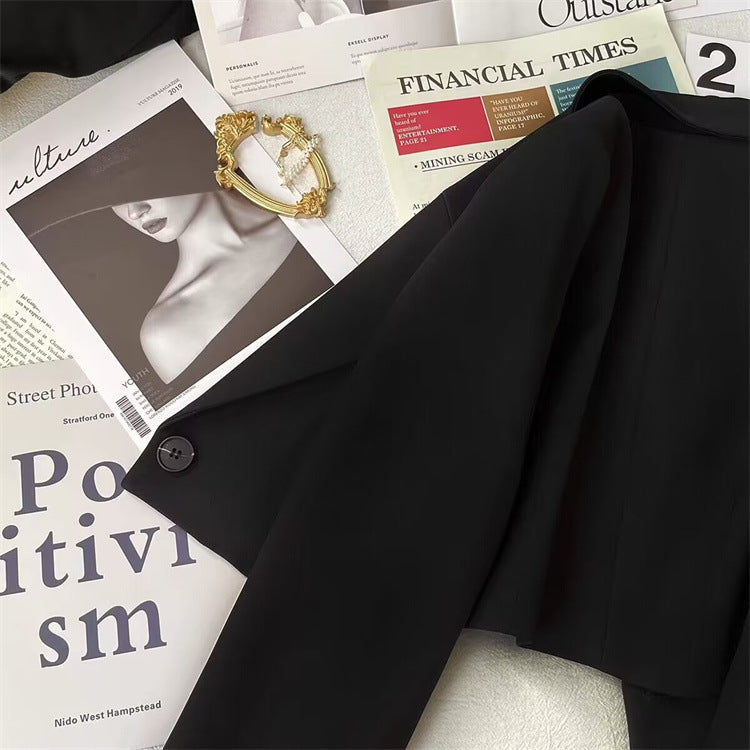 2026 New Short Blazer for Women, Spring and Autumn, Elegant Commuter Style, Office Goddess Style Blazer Top