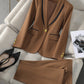 Cross-Border Black Suit Set for Women, New Style for Autumn, Elegant and Professional Office Attire, High-End Workwear