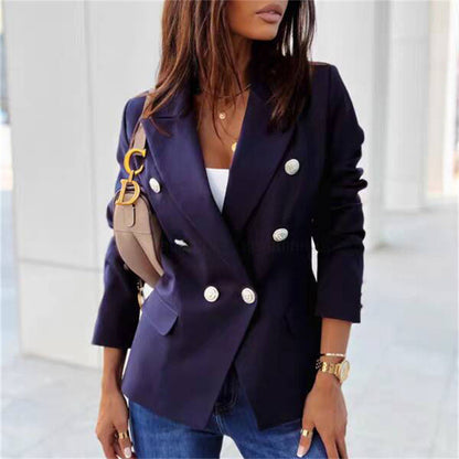 2026 Spring and Autumn New High-End Blazer for Women, Korean Style Casual Small Suit, European Style British Style, Slimming and Brightening