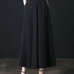 Wide Leg Pants Women's Spring and Summer High Waist Loose Slimming Middle-aged Women's Pants Cropped Skirt Casual Skirt Pants