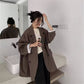 Casual Style Blazer for Women 2026 Spring and Autumn New Street Style Internet Celebrity Simple Loose Coffee-Colored Small Suit
