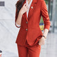 Blue Blazer for Women 2025 Spring and Autumn New Slim Fit Elegant Goddess Style Suit Professional Workwear