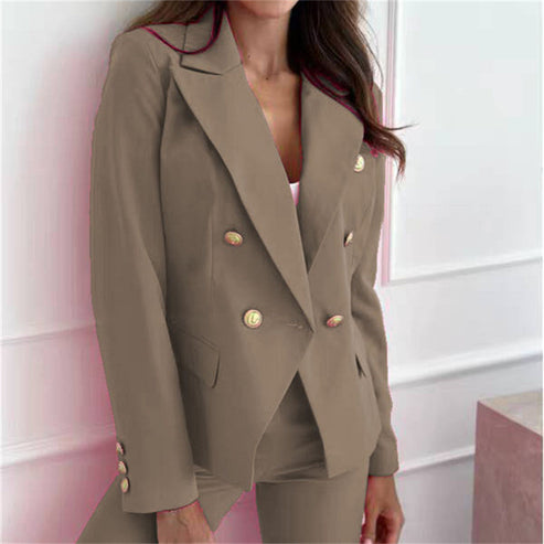 2026 Spring and Autumn New High-End Blazer for Women, Korean Style Casual Small Suit, European Style British Style, Slimming and Brightening