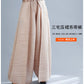 Pleated Heavy-Duty Pleated Wide-Leg Pants High-Waisted Plus-Size Straight-Leg Pants Summer Loose Slimming Casual Pants Women's Long Pants