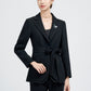 2025 Autumn New High-End Women's Blazer Casual Black Petite Fashion Commuter Suit for Women