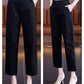 High-Waisted Casual Pants for Women, 2025 Spring and Autumn New Loose Slimming Cropped Cigarette Knife Pants for Petite Figures