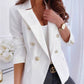 2026 Spring and Autumn New High-End Blazer for Women, Korean Style Casual Small Suit, European Style British Style, Slimming and Brightening