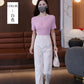 High-Waisted Casual Pants for Women, 2025 Spring and Autumn New Loose Slimming Cropped Cigarette Knife Pants for Petite Figures