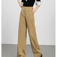 Wide-Leg Pants for Women 2025 Fashion Loose Slimming Straight Pants High-Waisted Drapey Three-Dimensional Seam Casual Long Pants