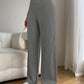 2025 New Women's Trousers Cross-border Spring and Autumn High Waist Loose Wide Leg Pants Drain All-match Casual Straight Pants