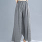 Pleated Heavy-Duty Pleated Wide-Leg Pants High-Waisted Plus-Size Straight-Leg Pants Summer Loose Slimming Casual Pants Women's Long Pants