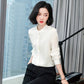 Spring and Autumn New Style Silk Shirt for Women, Unique Design, Fashionable, Slimming, Mulberry Silk, Elegant, Gentle and Graceful Blouse