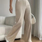 2025 New Women's Trousers Cross-border Spring and Autumn High Waist Loose Wide Leg Pants Drain All-match Casual Straight Pants