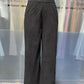 2025 New Women's Trousers Cross-border Spring and Autumn High Waist Loose Wide Leg Pants Drain All-match Casual Straight Pants