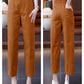 High-Waisted Casual Pants for Women, 2025 Spring and Autumn New Loose Slimming Cropped Cigarette Knife Pants for Petite Figures