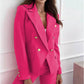 2026 Spring and Autumn New High-End Blazer for Women, Korean Style Casual Small Suit, European Style British Style, Slimming and Brightening