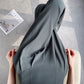 2025 Summer New High-Waisted Straight Wide-Leg Pants for Women, Stylish Versatile Slimming Floor-Length Pants Cross-Border