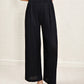 Miyake High Waist Wide Leg Pants Women's Spring and Summer 2024 New Pleated Casual Loose Slimming Straight Long Trousers