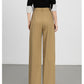 Wide-Leg Pants for Women 2025 Fashion Loose Slimming Straight Pants High-Waisted Drapey Three-Dimensional Seam Casual Long Pants