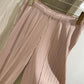 Miyake 2026 Straight-Leg Fashion High-Waisted Pocketed Cropped Pants with Elastic Waistband, Stretchy Pleated Slimming Cigarette Pants for Women
