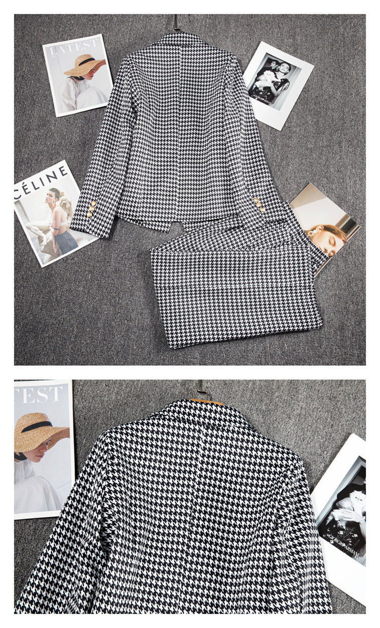 2026 Spring and Autumn New High-End Blazer for Women, Korean Style Casual Small Suit, European Style British Style, Slimming and Brightening