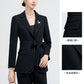 2025 Autumn New High-End Women's Blazer Casual Black Petite Fashion Commuter Suit for Women