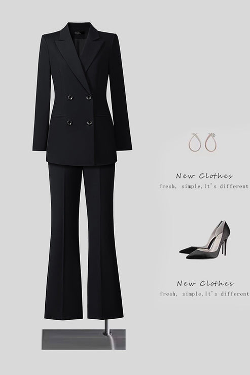 New High-Quality Tailcoat Set, Women's Business Office Jacke