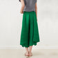 Miyake-Style Pleated Wide-Leg Pants for Women, High-Waisted, Drapey, Slimming, Casual, Versatile, Loose, Plus-Size, Cropped, Leg-Lengthening