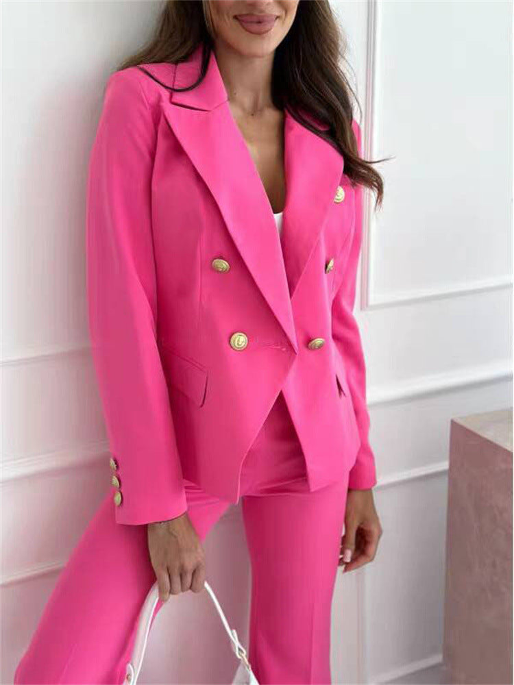 2026 Spring and Autumn New High-End Blazer for Women, Korean Style Casual Small Suit, European Style British Style, Slimming and Brightening