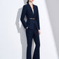 Cross-Border Collarless Blazer for Women, New Spring and Autumn Style, Elegant Waist-Cinching, High-End Professional Office Formal Suit Set