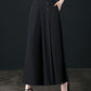 Wide Leg Pants Women's Spring and Summer High Waist Loose Slimming Middle-aged Women's Pants Cropped Skirt Casual Skirt Pants