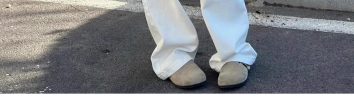 White Wide-Leg Jeans for Women, 2025 Spring New High-Waisted Loose Versatile Slimming Drape Straight-Leg Floor-Length Pants