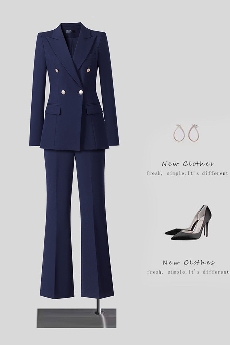 New High-Quality Tailcoat Set, Women's Business Office Jacke
