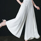 Wide Leg Pants Women's Spring and Summer High Waist Loose Slimming Middle-aged Women's Pants Cropped Skirt Casual Skirt Pants
