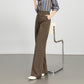 Wide-Leg Pants for Women 2025 Fashion Loose Slimming Straight Pants High-Waisted Drapey Three-Dimensional Seam Casual Long Pants