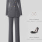 New High-Quality Tailcoat Set, Women's Business Office Jacke
