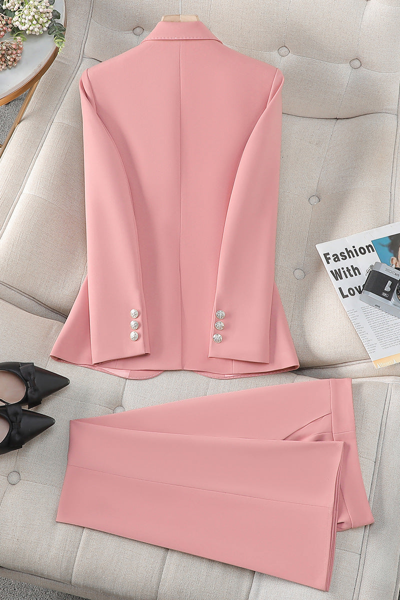 New High-Quality Tailcoat Set, Women's Business Office Jacke