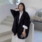 Casual Style Blazer for Women 2026 Spring and Autumn New Street Style Internet Celebrity Simple Loose Coffee-Colored Small Suit