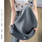 2025 Summer New High-Waisted Straight Wide-Leg Pants for Women, Stylish Versatile Slimming Floor-Length Pants Cross-Border