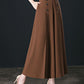 Wide Leg Pants Women's Spring and Summer High Waist Loose Slimming Middle-aged Women's Pants Cropped Skirt Casual Skirt Pants