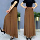 Wide Leg Pants Women's Spring and Summer High Waist Loose Slimming Middle-aged Women's Pants Cropped Skirt Casual Skirt Pants