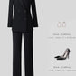 New High-Quality Tailcoat Set, Women's Business Office Jacke