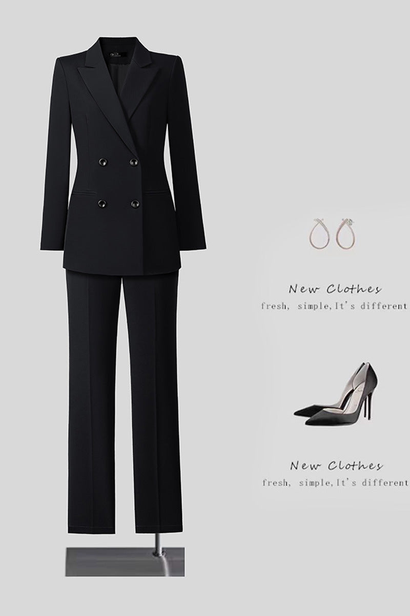 New High-Quality Tailcoat Set, Women's Business Office Jacke