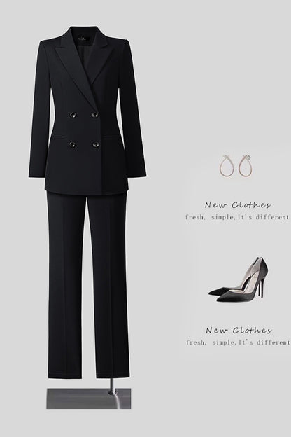 New High-Quality Tailcoat Set, Women's Business Office Jacke