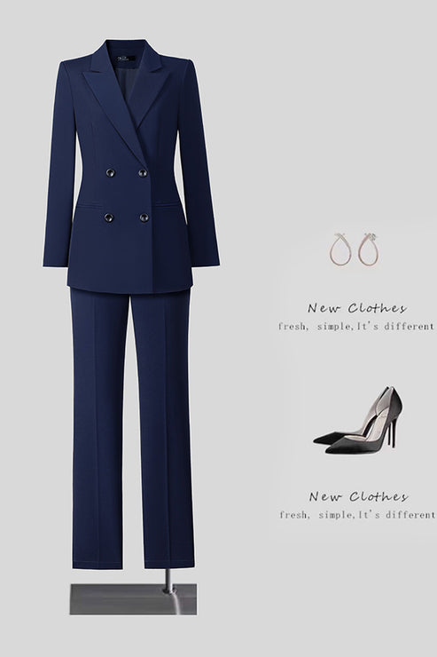 New High-Quality Tailcoat Set, Women's Business Office Jacke